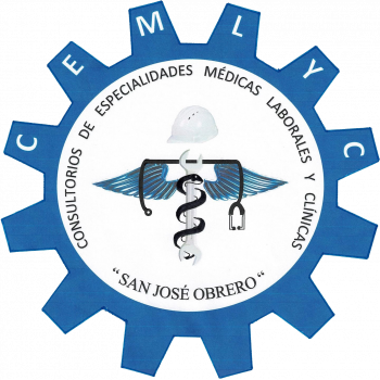 Consultorio de especialidades médicas, laborales y clínicas. Logo